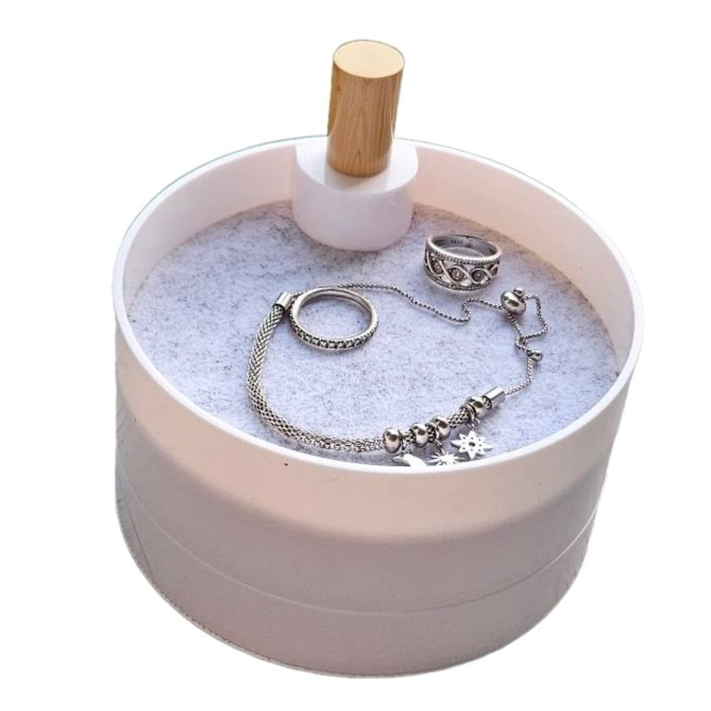 Reserved The 2Bandits 3 Tier Jewelry Organizer. Sliding 360° Jewelry Tray, new - Picture 2 of 16